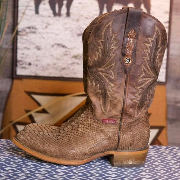 Texas Country Official Python Boots (Round Toe) - Picture 12 of 12